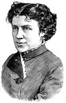 Orator and lecturer. Anna Dickinson is also known for being an abolitionist for women's rights.