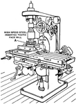 Vertical milling machine.