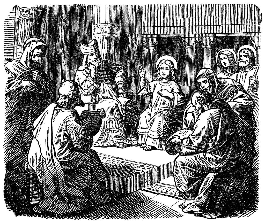 jesus teaching in the temple as a boy