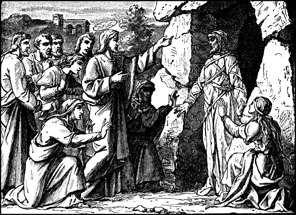 lazarus raised from the dead bible story