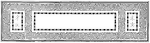 This banner features numerous, small squiggly lines with two small rectangles on the sides and starbursts in the rectangles. It could also be used as a divider.