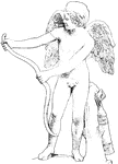 "Eros with bow" &mdash; Gayley, 1893