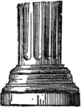 The Bases ClipArt gallery includes 18 illustrations of the bottom component of a column.