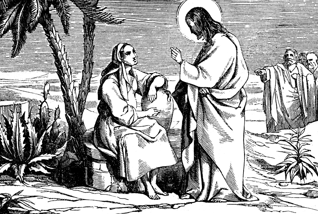 clipart jesus and the woman at the well - photo #47