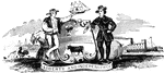Seal of the state of Delaware, 1876