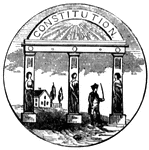 Seal of the state of Georgia, 1876