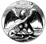 Seal of the state of Illinois, 1876