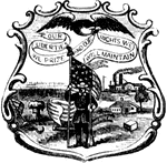 Seal of the state of Iowa, 1876