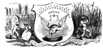 Seal of the state of Louisiana, 1876