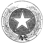 Seal of the state of Texas, 1876