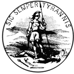 Seal of the commonwealth of Virginia, 1876
