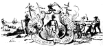 Seal of the state of Minnesota, 1876