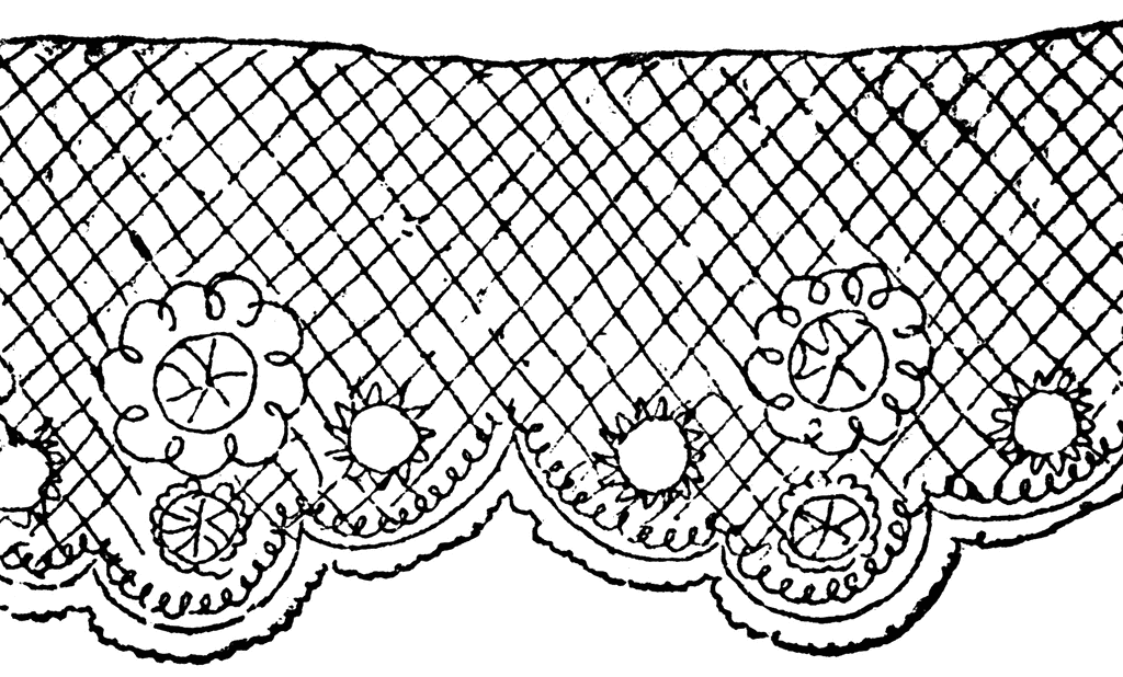 simple lace drawing pattern