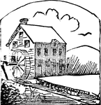 The Gristmills ClipArt gallery includes 17 illustrations of mills and equipment used to grind grain into flour.