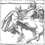 "Lapith and Centaur" &mdash; Gayley, 1893