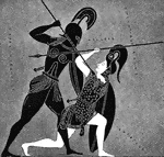 "Achilles and Penthesilea" &mdash; Gayley, 1893