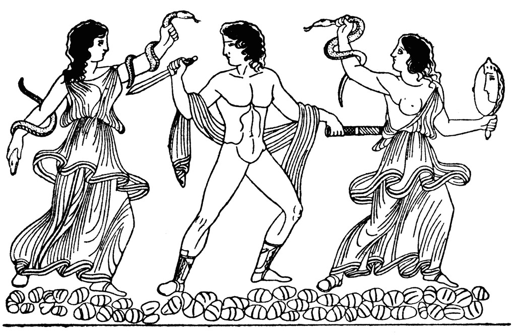 Пять мужей эринии. Античные рисунки. Греческие иллюстрации. Орфей древняя Греция. Набросок древнегреческого праздника.