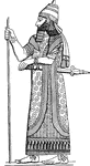 "Assyrian King" &mdash; Morey, 1903