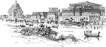 "Assyrian Palace at Nineveh" &mdash; Morey, 1903