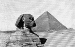 "Pyramid and Sphinx at Gizeh" &mdash; Morey, 1903