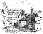"The "Lion Gate" at Mycenae" — Morey, 1903