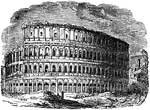 "Amphitheatre at Rome." &mdash; Goodrich, 1844