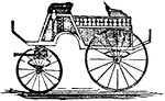 A one-horse vehicle for spotsmen; so called from being used to carry dogs for hunting, in an open space behind.