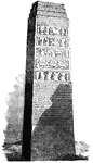 "Black Obelisk of Shalmaneser." &mdash; Quackenbos, 1882