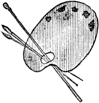 The Painting Tools and Supplies ClipArt gallery includes 20 illustrations of brushes, palettes, easels, and other tools used by painters. For house painting brushes and supplies, see the <a href="https://etc.usf.edu/clipart/galleries/702-house-painting-tools">House Painting Tools</a> gallery in the <a href="https://etc.usf.edu/clipart/galleries/784-business-and-industry">Business and Industry</a> collection.