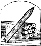 An instrument used for writing and drawing.