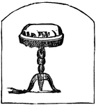 A revolving stool used as a seat while playing the piano and generally constructed so it can be raised or lowered by means of a screw.