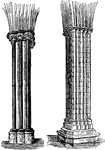 The Complete Columns ClipArt gallery provides 56 illustrations of complete columns of various orders including Doric, Ionic, and Corinthian.