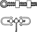 Compound screws commonly used as clamps.