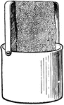 "A home-made humidifier, a pail with a strip of cloth arranged for feeding the water up and letting it evaporate into the air." &mdash; Ritchie, 1918