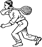 A tennis player.