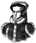 Queen of England (1553-1558). She restored Catholicism in England.