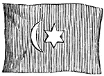 Flag of Turkey, 1881