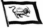 Flag of Persia, 1912