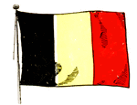 Belgium flag, 1910