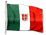 Italy, flag, 1910