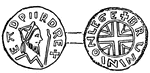 Silver penny of Edward the Confessor