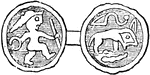An ancient British coin.