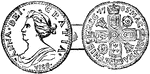 "Coin of Anne." &mdash; Lardner, 1885