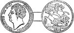 "Coin of George IV." &mdash; Lardner, 1885