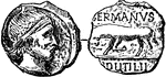 "Gallic Coin." &mdash; Greenough, 1899