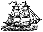 "Brigantine: a square-rigged vessel with two masts and fore and aft mainsail." &mdash; Williams, 1889