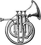 The Brass Musical Instruments ClipArt gallery offers 46 illustrations of  the bugle, cornet, French horn, sarrusophone saxhorn, trombone, tuba, and other brass instruments.
