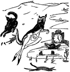 Image from the story, <em>The Sing-Song of Old Man Kangaroo.</em>