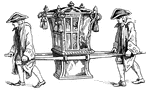 Sedan chair, 1755