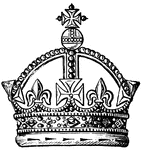 The Crowns ClipArt gallery includes 44 examples of crowns, coronets, diadems, tiaras, and related headgear. Crowns can indicate royalty, rank, achievement, deity, or wealth.